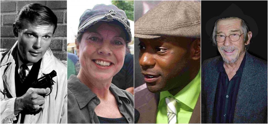 Adam West, Erin Moran, Nelsan Ellis in John Hurt