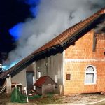 Požar gasili člani treh gasilskih društev