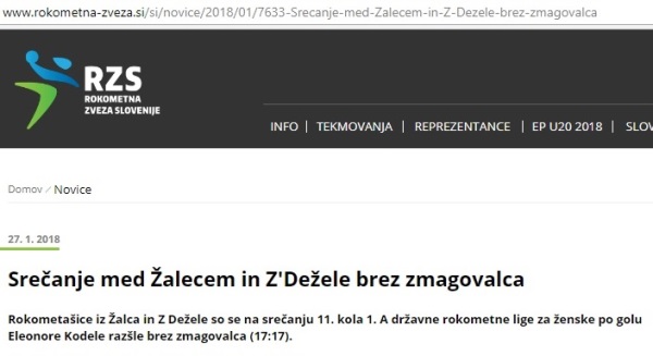 Tako so svoje neznanje geografije in slovnie pokazali na spletnem mestu RZS.