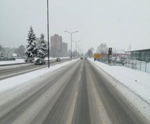 zimske razmere sneg celje