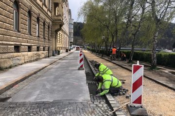 Savinjsko nabrežje, kolesarska povezava