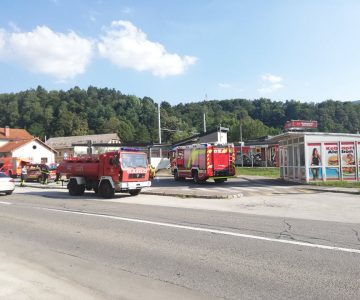 Požar vlaka v Štorah (foto: Egon Horvat)