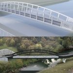 Tako bosta videti nova kolesarska mostova pri Špici in čez Voglajno (foto)