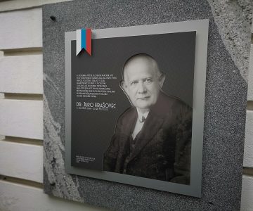 spominska plošča dr. juro hrašovec