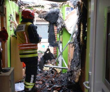 Požar v Studencah (foto: Gasilska zveza Žalec)