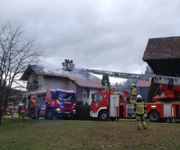 Požar v Studencah (foto: Gasilska zveza Žalec)