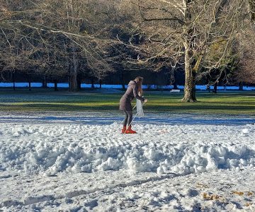 Prvi tekači so že preizkusili progo (foto: Celje.info)