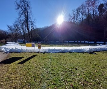 Proga za smučarski tek v Mestnem parku Celje (foto: Celje.info)