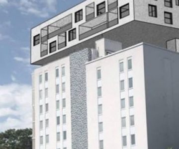 Idejni projekt za dogradnjo stanovanjskega bloka ob Hotelu Celeia (foto: Re-max)