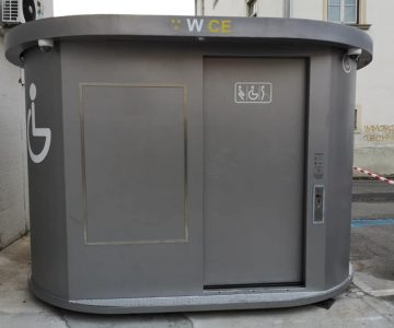 Nov sanitarni modul v Celju, imenovan W CE (foto: Zelenice)