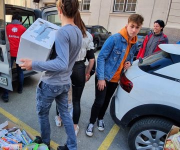 Humanitarna akcija na I. gimnaziji v Celju (foto: I. gimnazija v Celju)