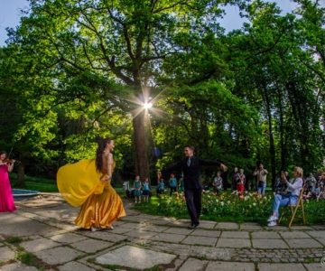 Glasba med cvetjem v Mestnem parku Celje (foto: Boris Vrabec)