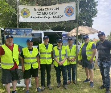 Člani Enote za zveze Civilne zaščite Mestne občine Celje so izvedli 24-urno vajo (foto: EZ CZ MOC)