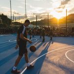 Goran Dragić v Laškem odprl prenovljeno pametno košarkarsko igrišče (foto)