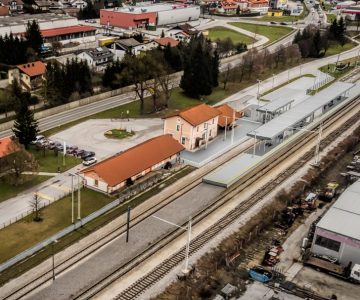 Vizualizacija železniške postaje Šentjur (foto: DRSI)