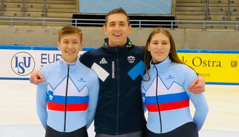 Eisschnellläufer aus Celje mit der ersten slowenischen Qualifikation dieser Art bei den Olympischen Jugendspielen