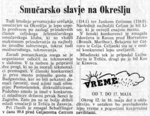 Smučarsko slavje na Okrešlju