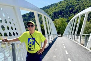 Celjani že uporabljajo novo brv pri celjski Špici