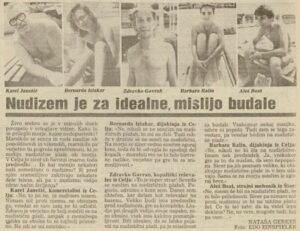 Nudizem le za idealne, mislijo budale